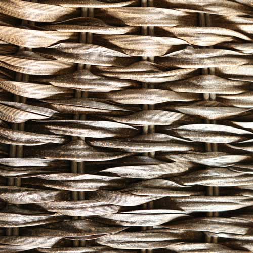 Muebles de exterior de mimbre para exteriores para el patrón de tejido de cestas - BM31640