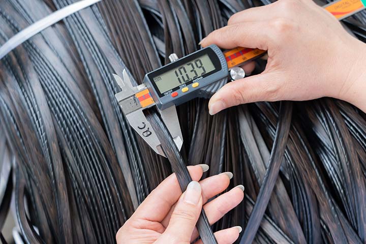 Control de calidad del ratán de plástico