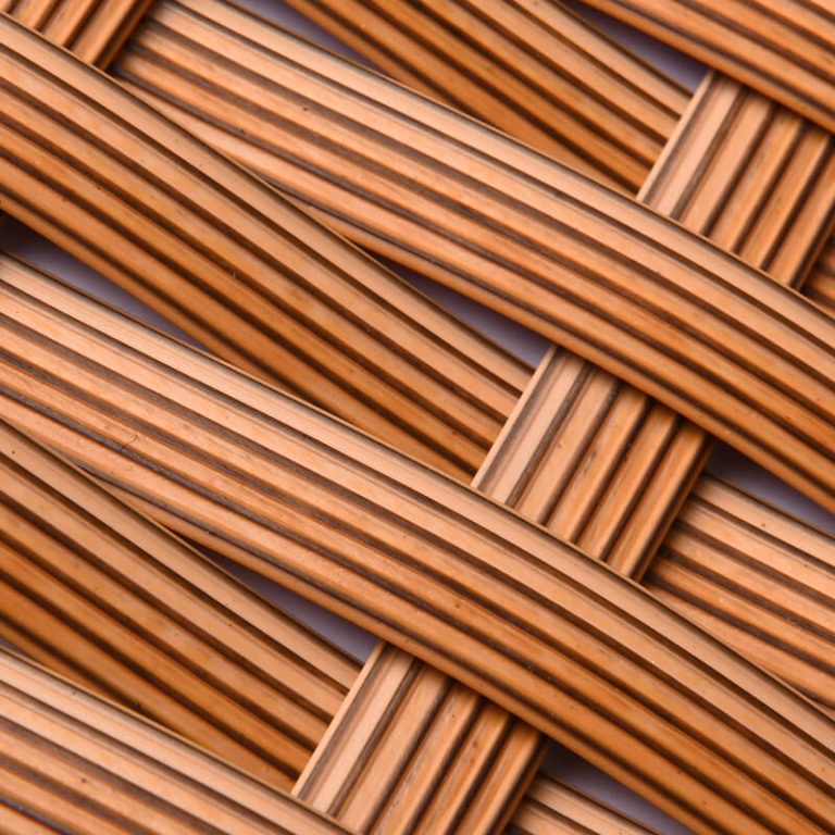 Material de Tejido de Ratán PE Marrón Grano BM-32816 detail
