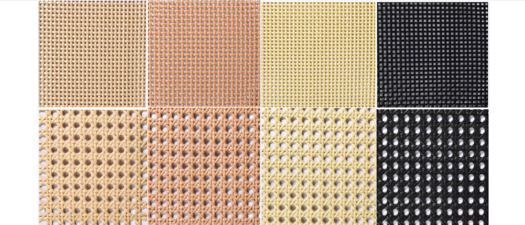 Diferentes tonos de color de rattan 