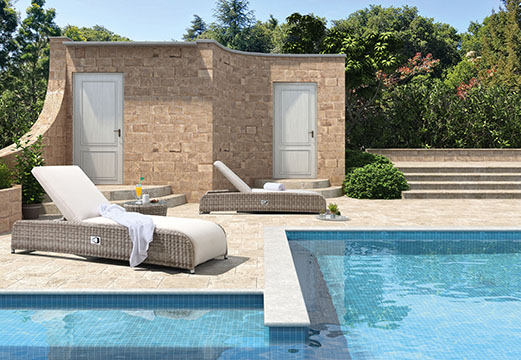 Tumbona de playa moderna Oxford