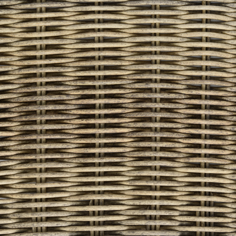 Rollo de mimbre de plástico redondo para silla de patio BM-31894-P