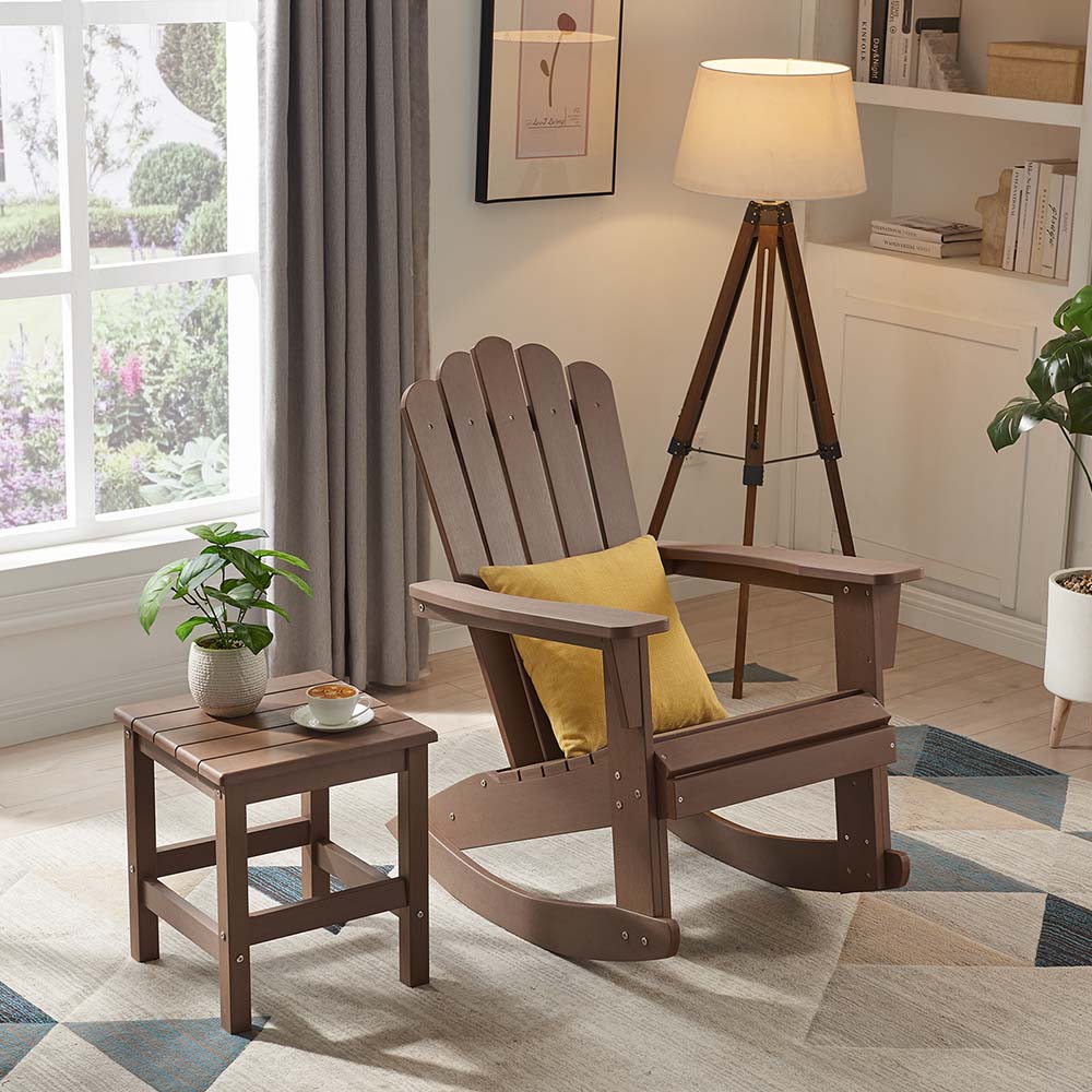Silla Adirondack de plástico-madera