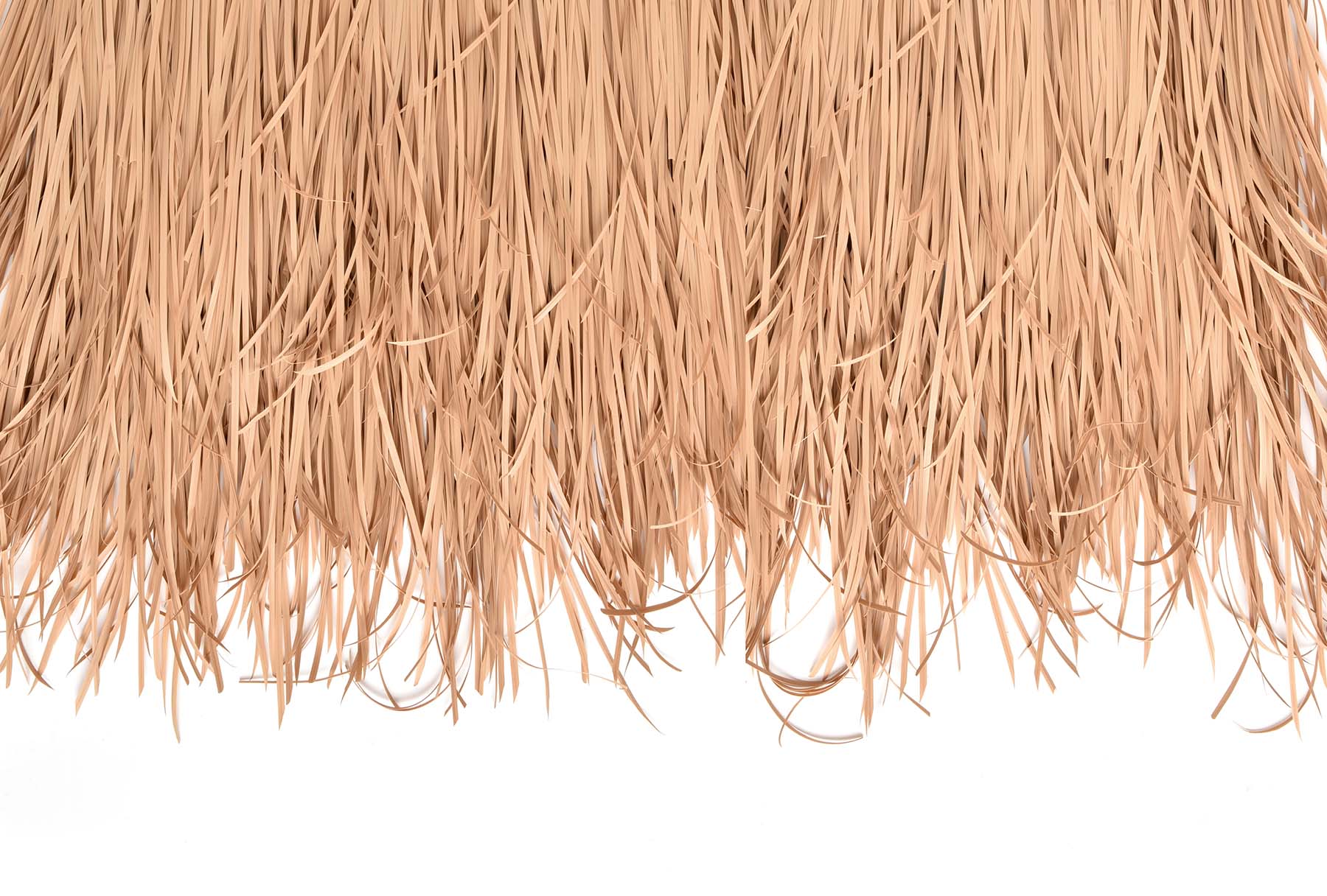 Techo de paja con hojas de palmera diseño de techo artificial LTR-T12 full view
