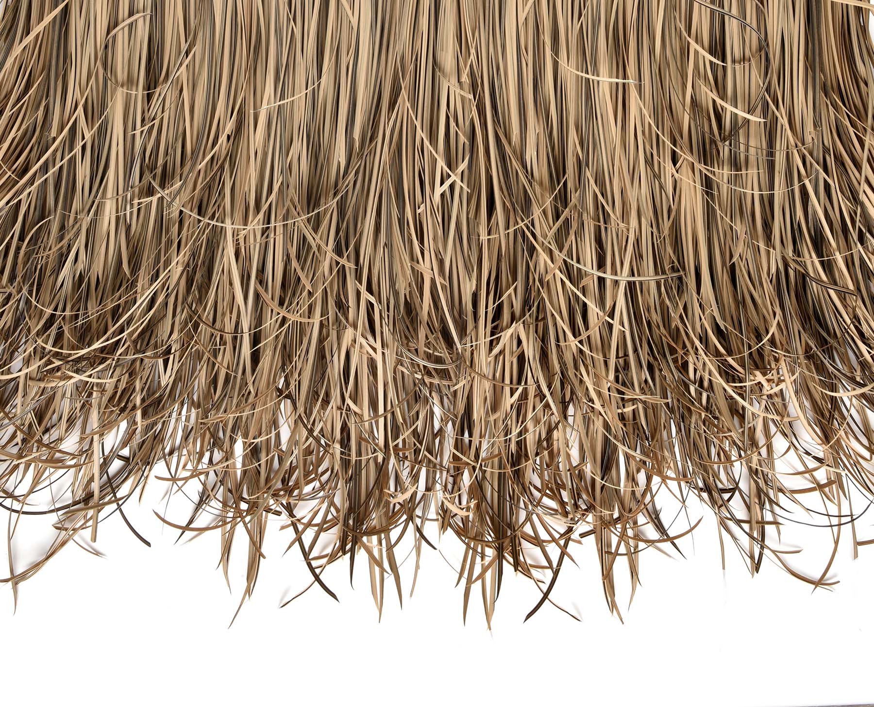 Diseño de tejado de paja artificial para cabaña tiki LTR-T13 full view