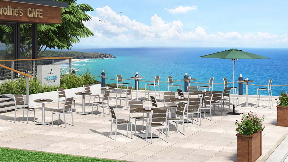 Fay Joe juego de comedor Dale parasol Rendering