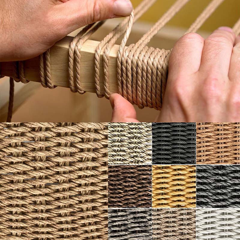 Ratán Sintético Retorcido para Muebles de Exterior